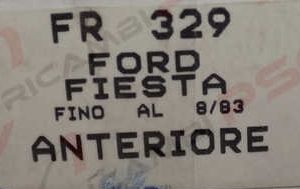 Coppia ammortizzatori anteriori 77FB-18045-BF Ford Fiesta 76>83