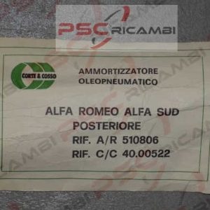 Coppia ammortizzatori posteriori 510806 Alfa Romeo Alfasud