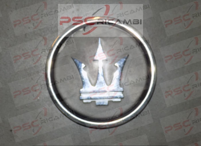 Logo stemma emblema laterale piantone posteriore Maserati Biturbo MK1