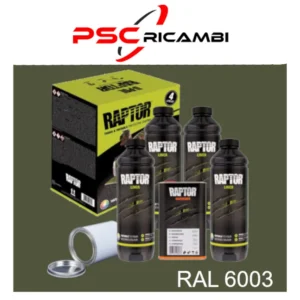 KIT VERNICE ANTIGRAFFIO 4L RAL 6003 VERDE OLIVA RAPTOR