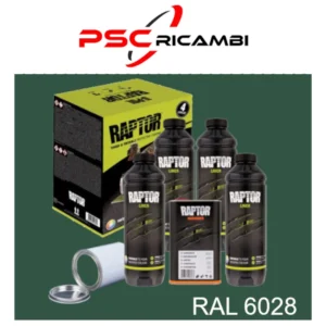 KIT VERNICE ANTIGRAFFIO 4L RAL 6028 VERDE PINO RAPTOR