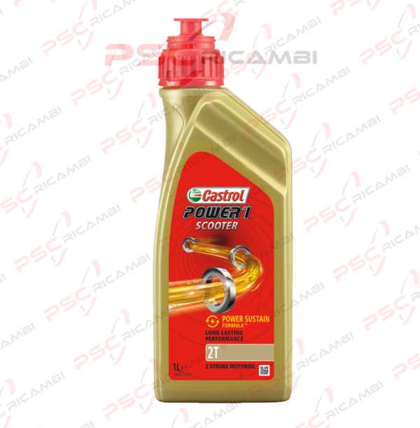 OLIO MISCELA 1L CASTROL POWER1 SCOOTER 2T