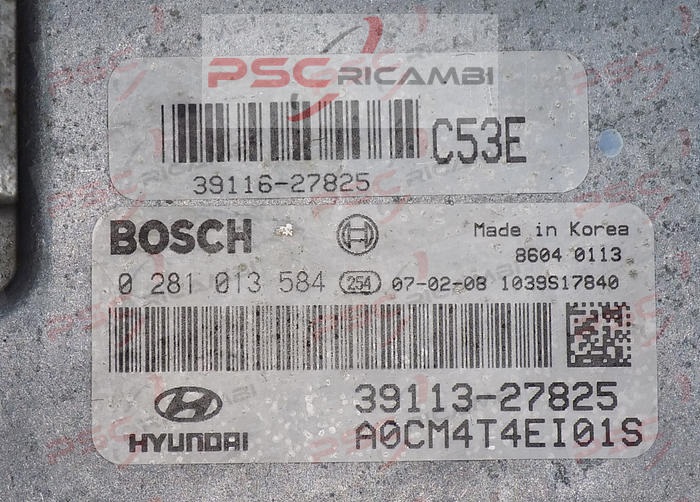 Centralina motore ECU Bosch 0281013584 Hyundai Santa Fè 07/09 2.2 crdi 16v (150 cv)