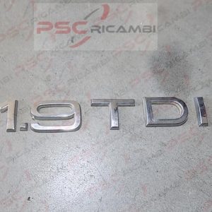 Logo posteriore “1.9 TDI” Audi A3 01>03