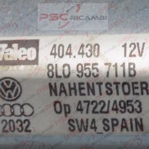 Motorino tergilunotto posteriore VALEO 8LO 955 711 B Audi A3 01>03